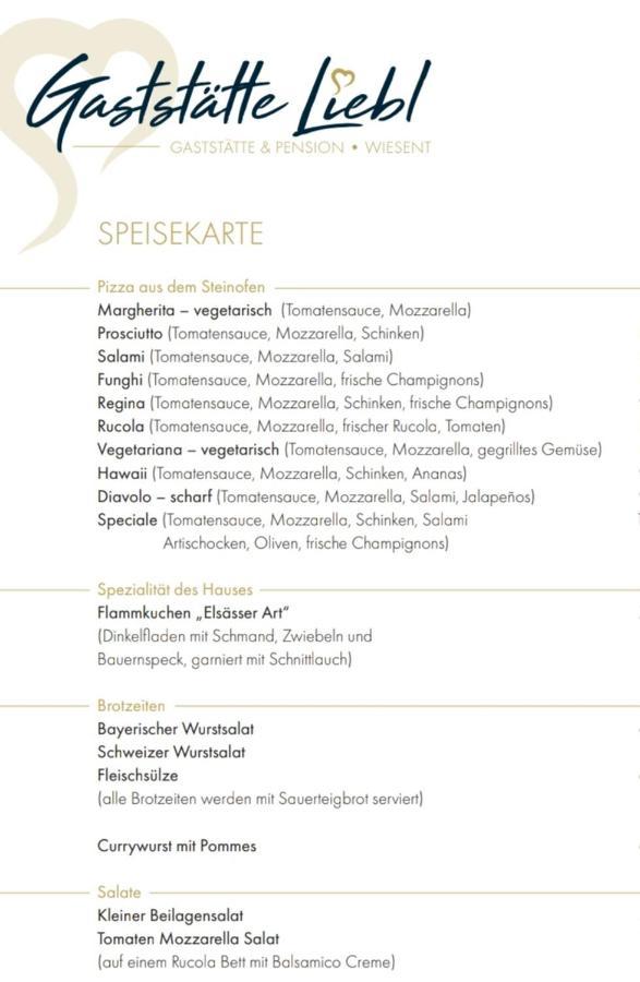 Gaststaette Liebl Hotel Wiesent Luaran gambar